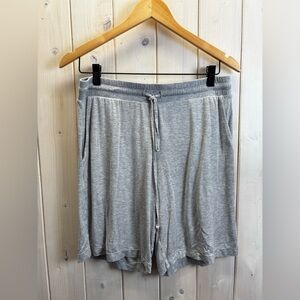 Eberjey Heather Gray Pajama‎ Shorts Size M Womens Loungewear Comfy